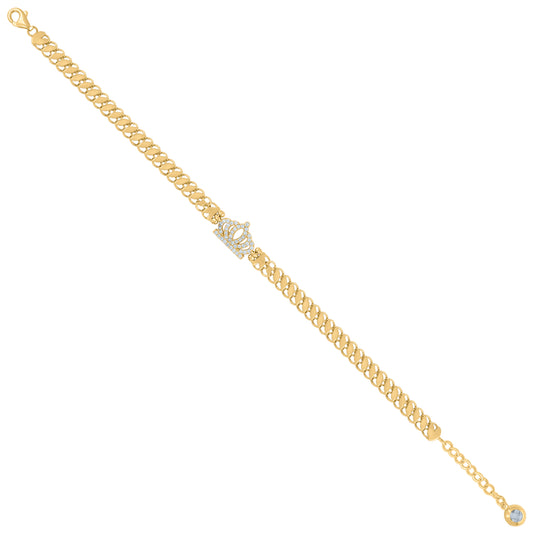 10Kt Gold Turkish Bracelet 8"