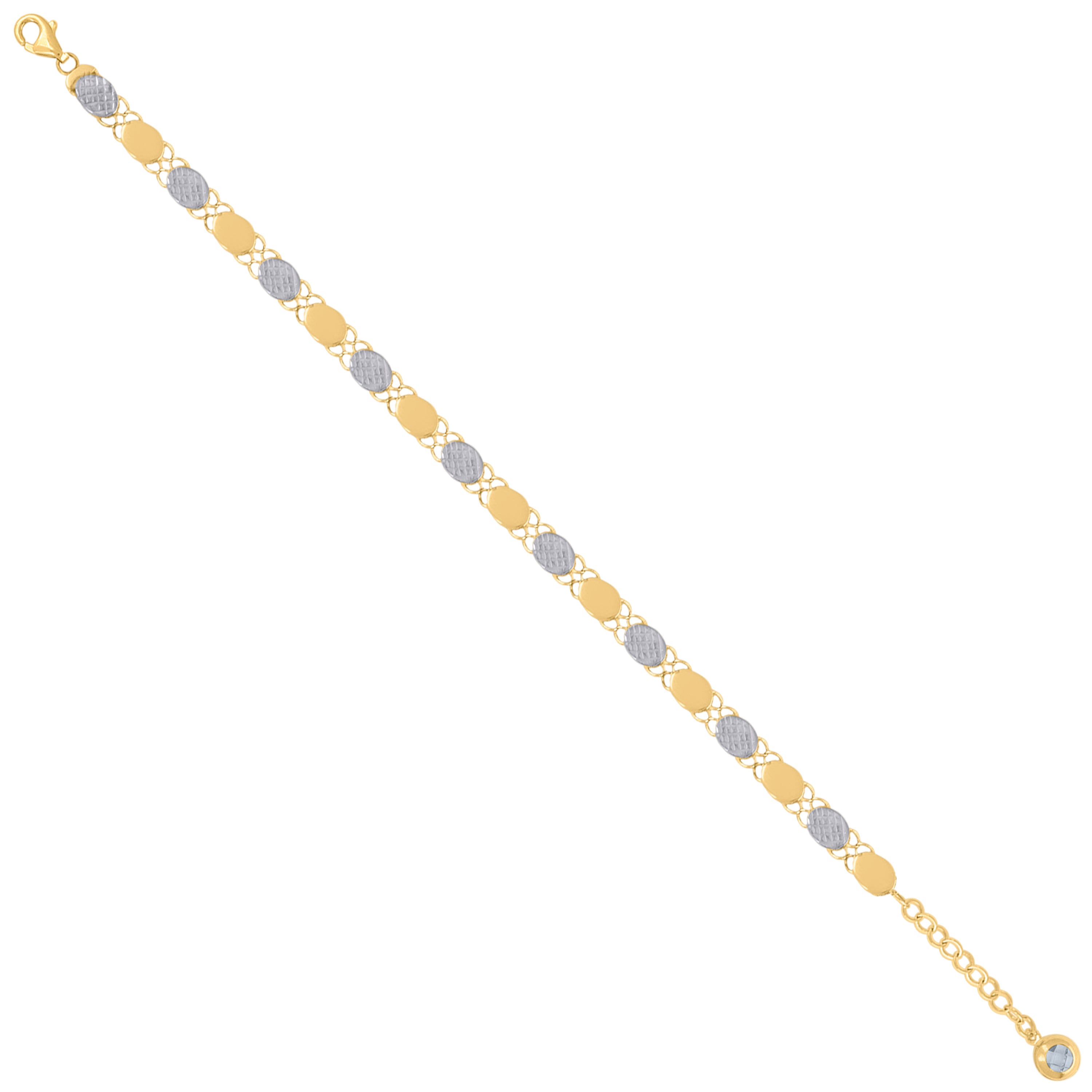 10Kt Gold Turkish Bracelet 8"