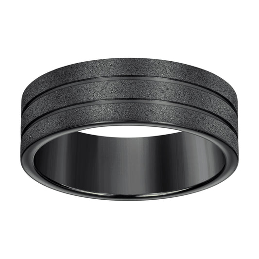 8mm Stainless Steel Ring S9-12