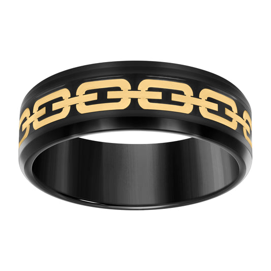 8mm Stainless Steel Ring S9-S12
