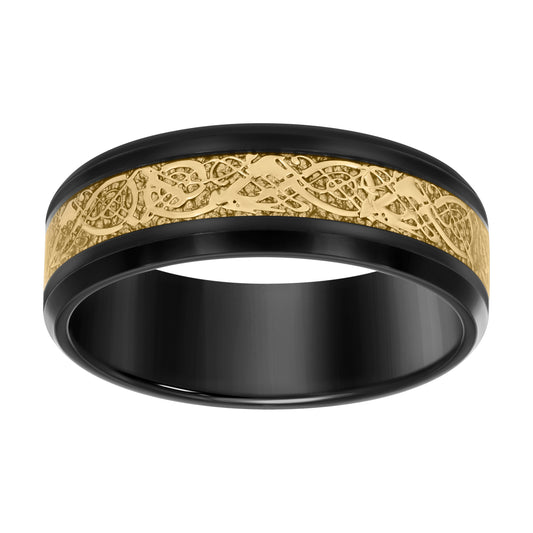 8mm Stainless Steel Ring S9-12