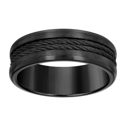 8mm Stainless Steel Ring S9-S12