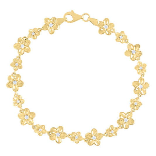 10Kt Gold Bracelet 8"