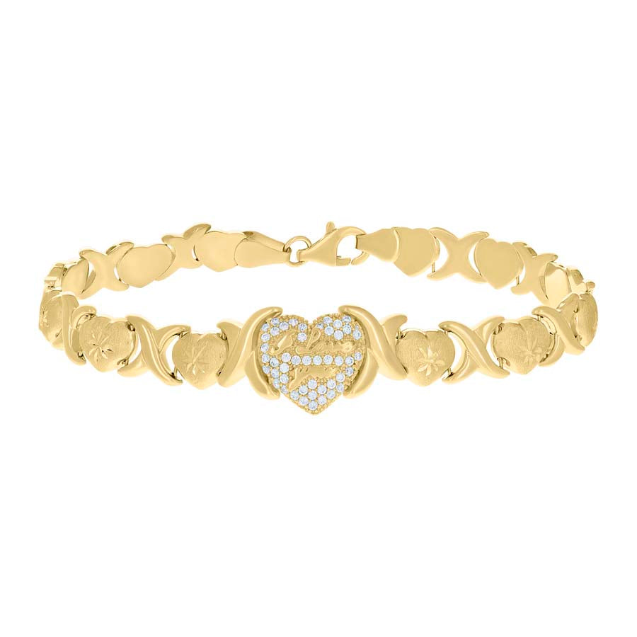 10Kt Gold Bracelet 8"