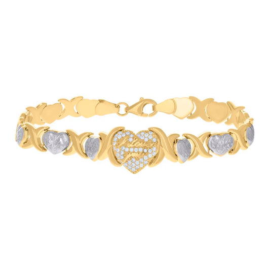 10Kt Gold Bracelet 8"