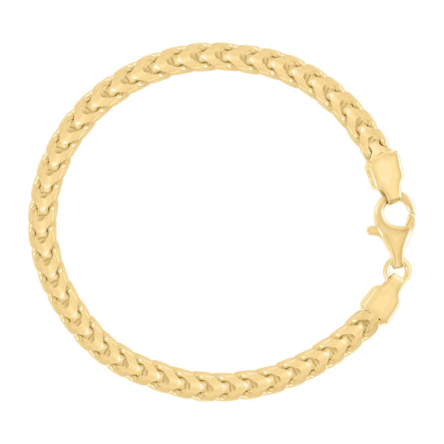 925 Silver Solid Franco Chain Yellow 470 5mm
