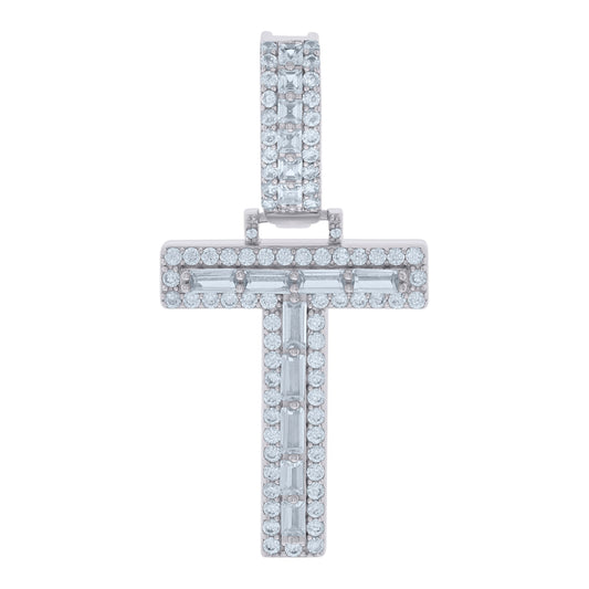 925 Sterling Silver Initial Pendant "T"