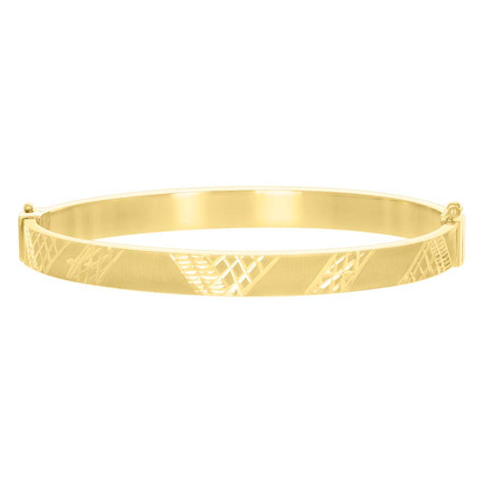 10Kt Gold Bangle
