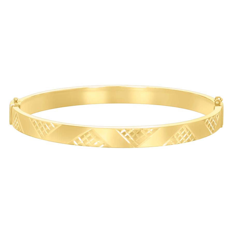 10Kt Gold Bangle