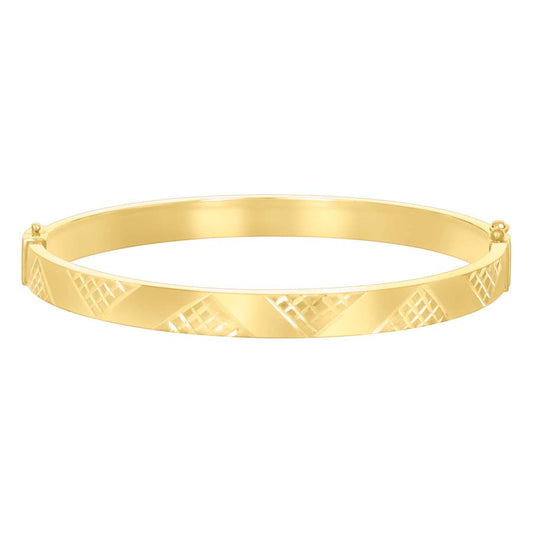 10Kt Gold Bangle