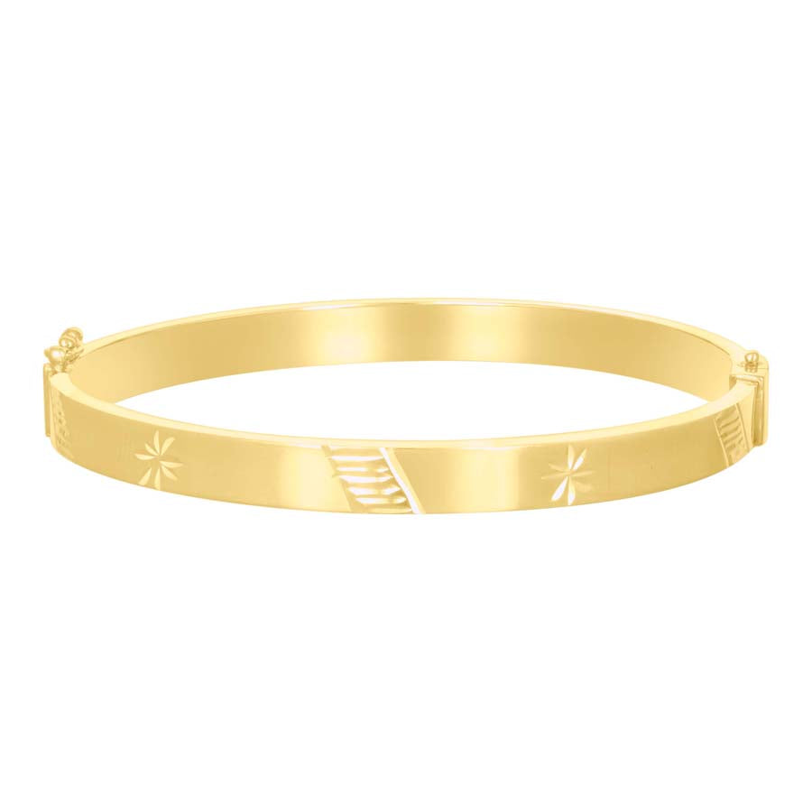 10Kt Gold Bangle