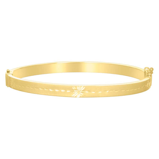 10Kt Gold Bangle
