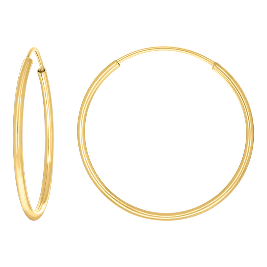 14Kt Gold Hoop Earring