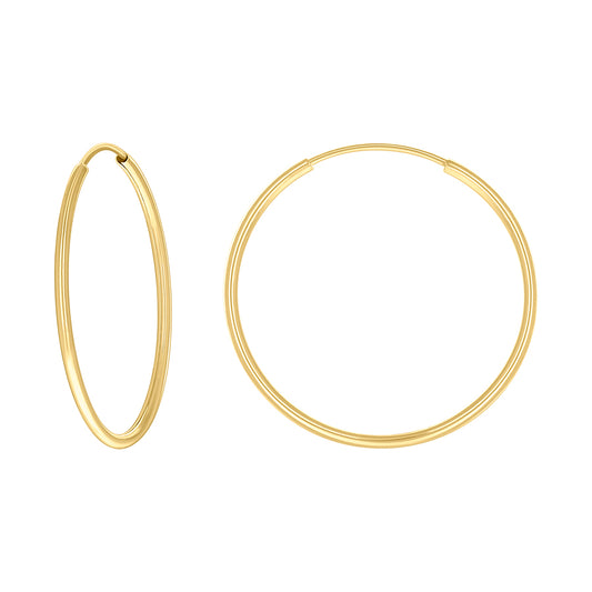 14Kt Gold Hoop Earring