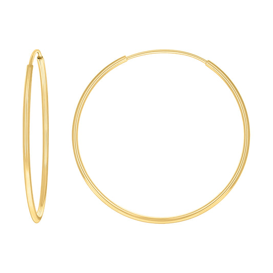 14Kt Gold Hoop Earring