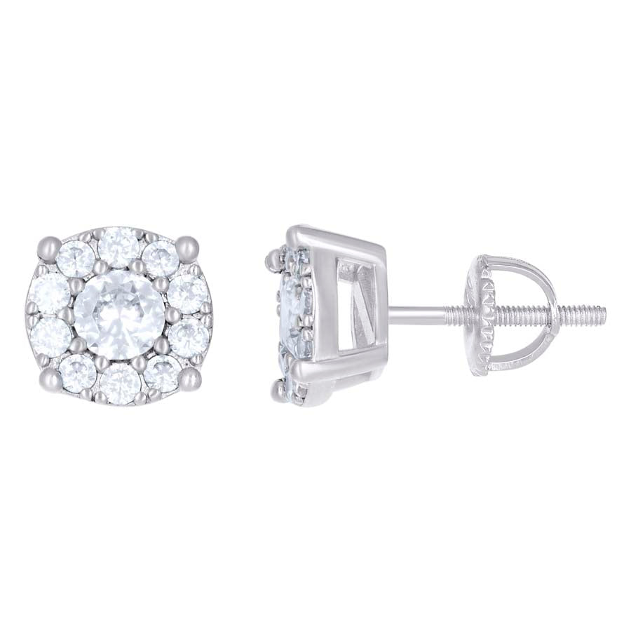 925 Silver Earrings With Moissanite