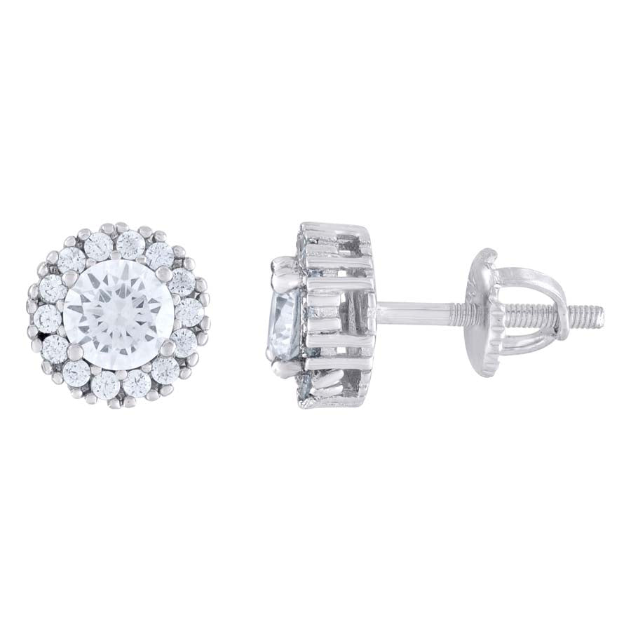 925 Sterling Silver Moissanite Earrings
