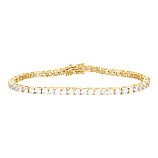 925 Sterling Silver  Moissanite Tennis Chain 3mm