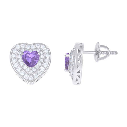 925 Sterling Silver Cz Earrings