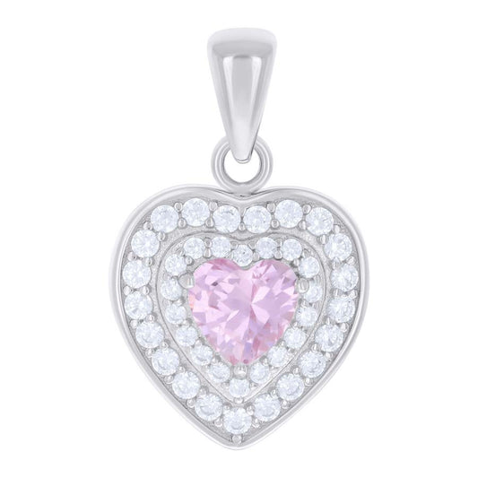 925 Sterling Silver Cz Pendant