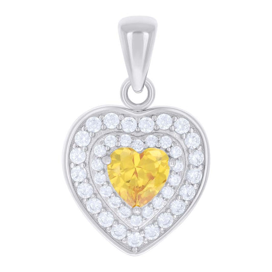 925 Sterling Silver Cz Pendant