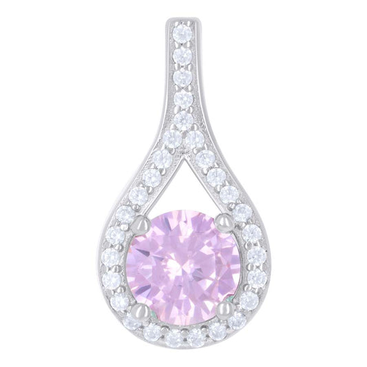925 Sterling Silver Cz Pendant