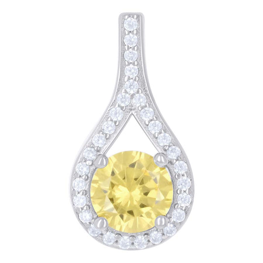925 Sterling Silver Cz Pendant