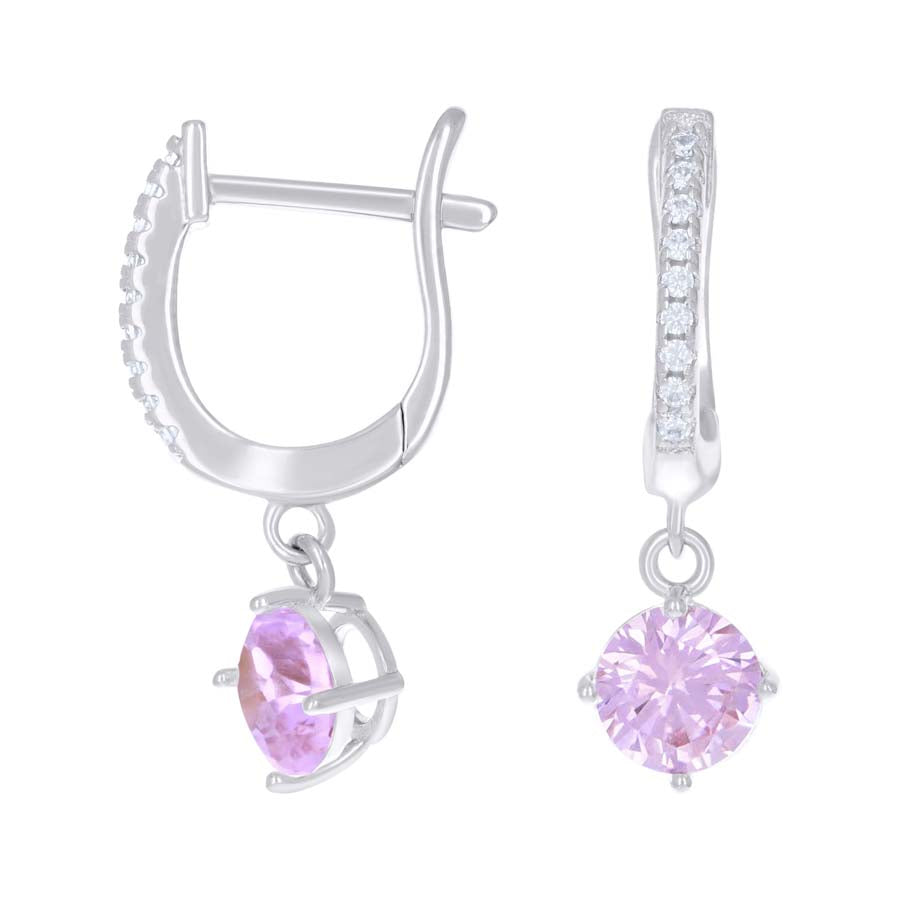 925 Sterling Silver Cz Earrings