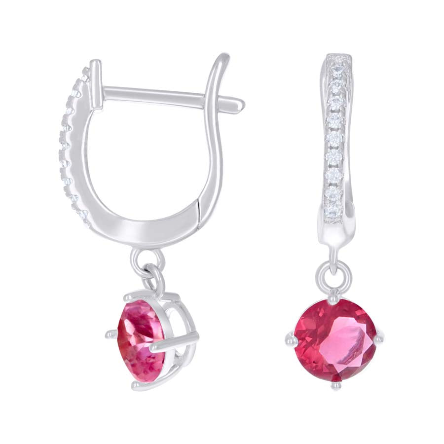 925 Sterling Silver Cz Earrings