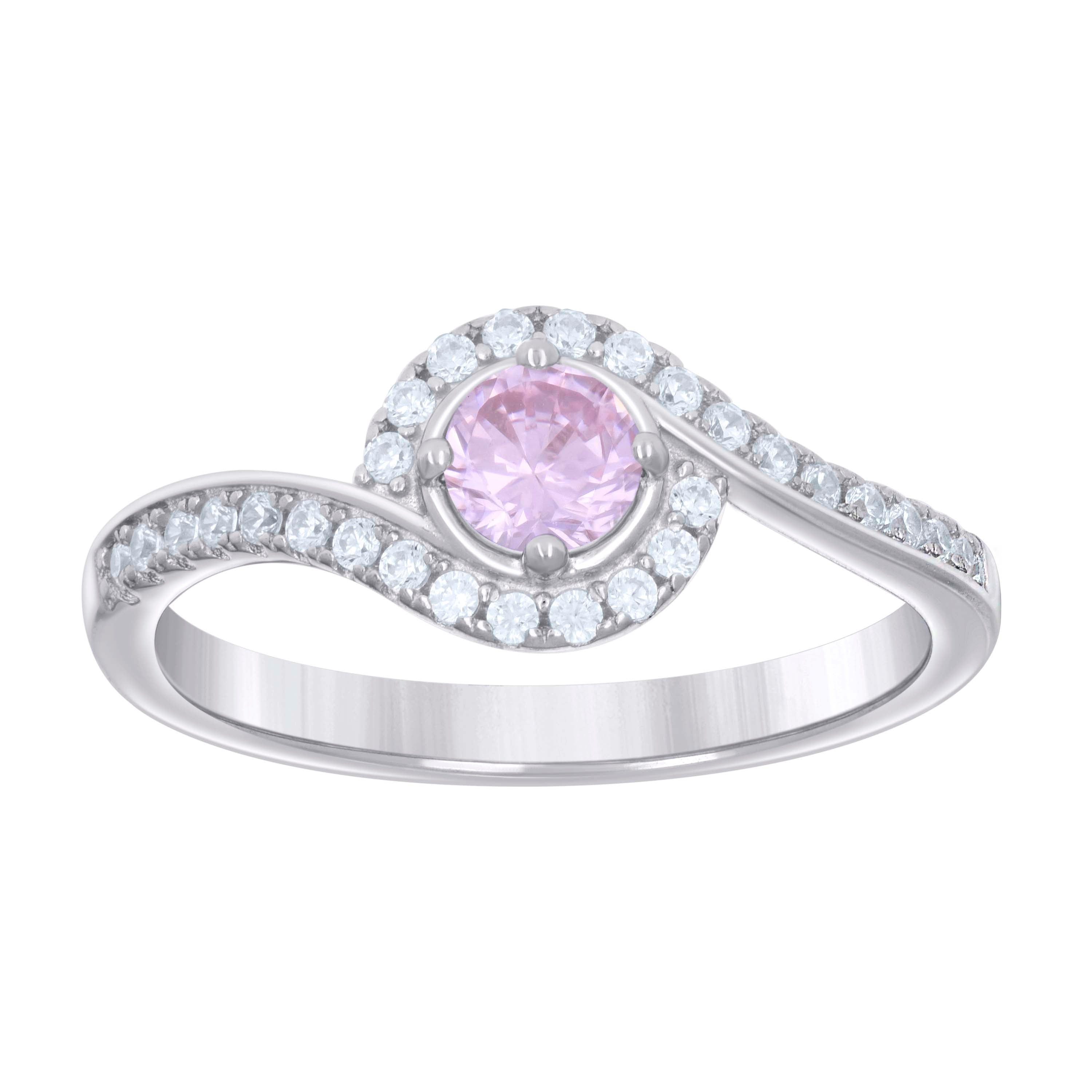 925 Sterling Silver Cz Ring S6-S9