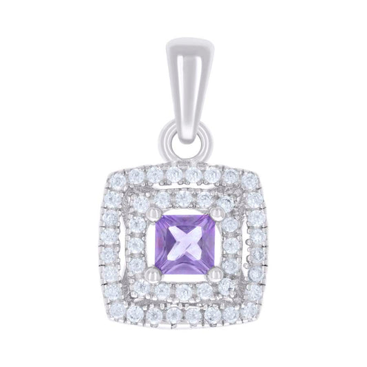 925 Sterling Silver Cz Pendant
