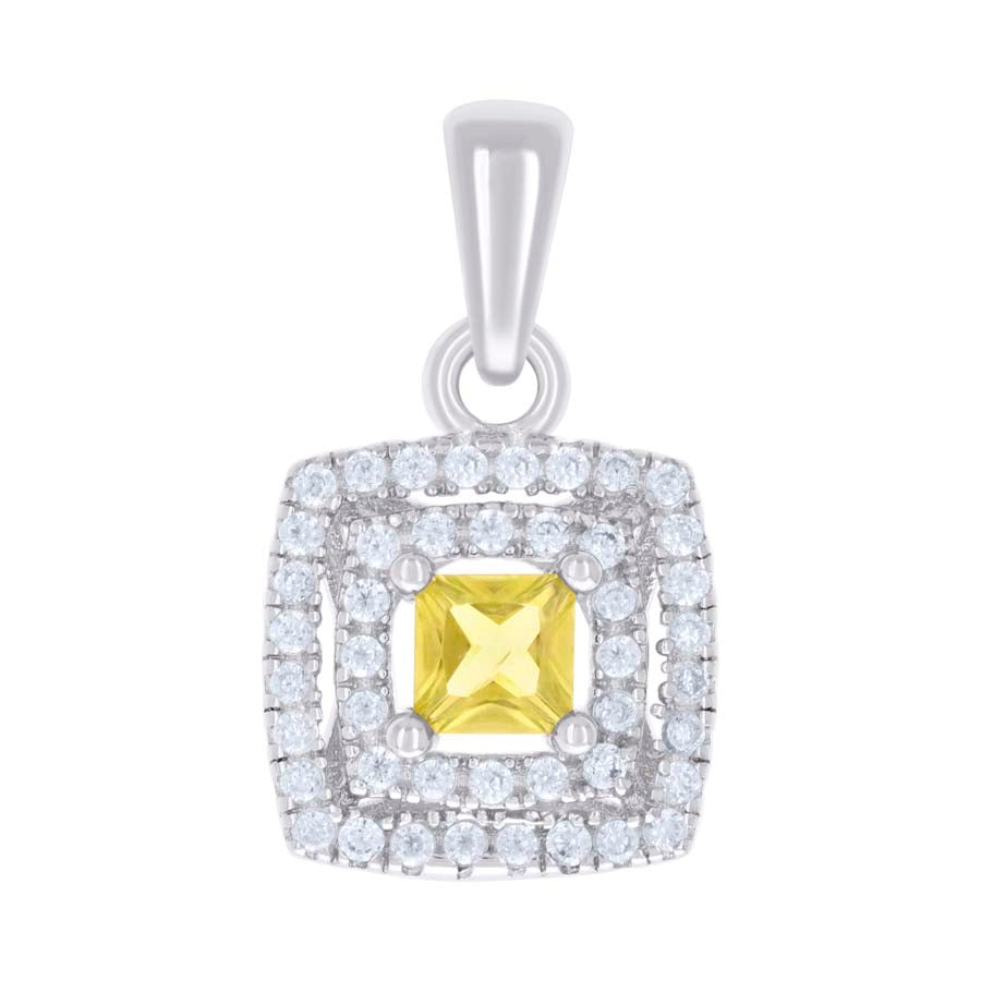 925 Sterling Silver Cz Pendant