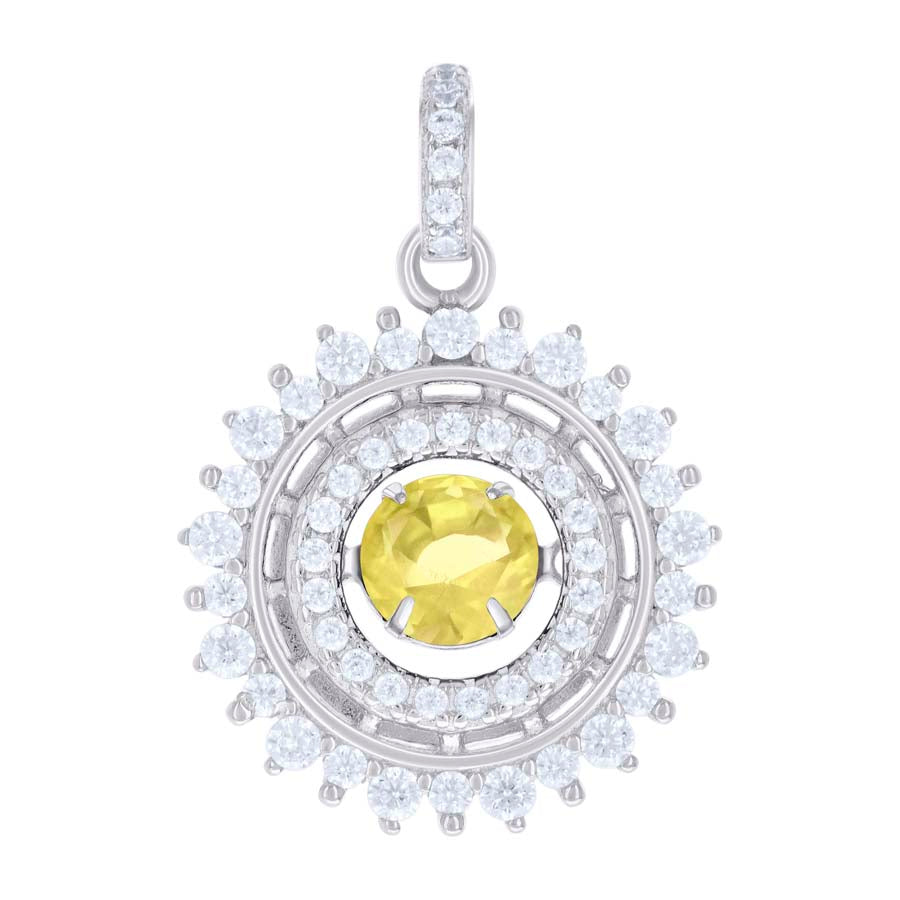 925 Sterling Silver Cz Pendant