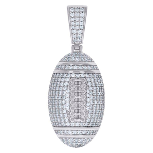 925 Sterling Silver Pendant 1.38Ctw Moissanite