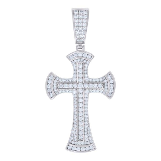 925 Sterling Silver Pendant 1.40Ctw Moissanite