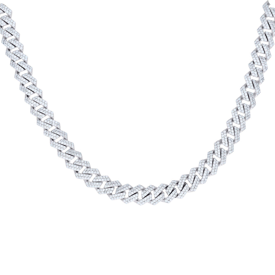 925 Sterling Silver Moissanite Monaco 8mm