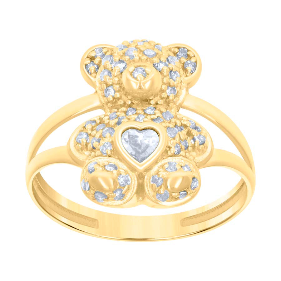 10Kt Gold Cz Ring