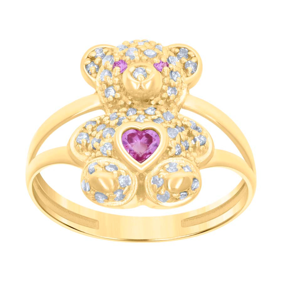 10Kt Gold Cz Ring
