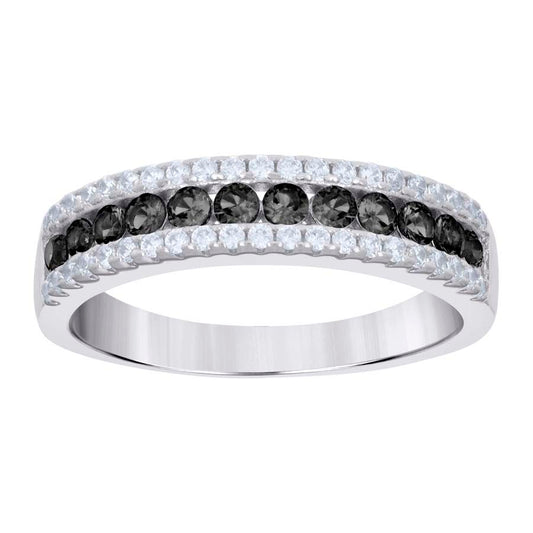 925 Sterling Silver Cz Ring S6-S10