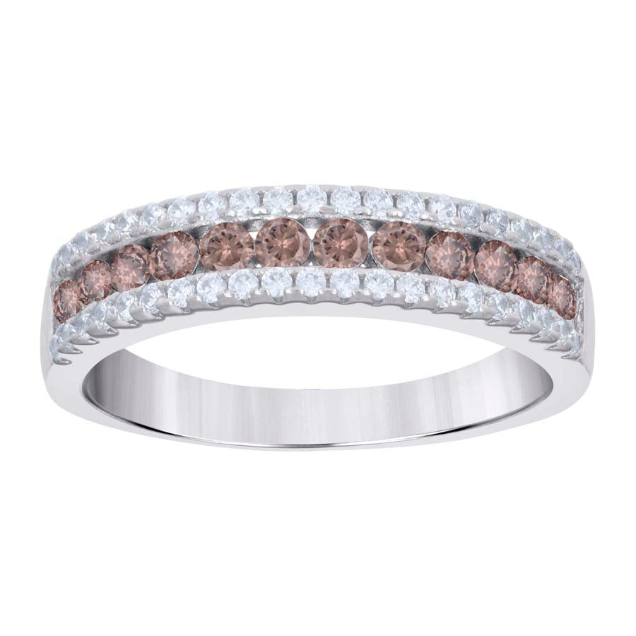 925 Sterling Silver Cz Ring S6-S10