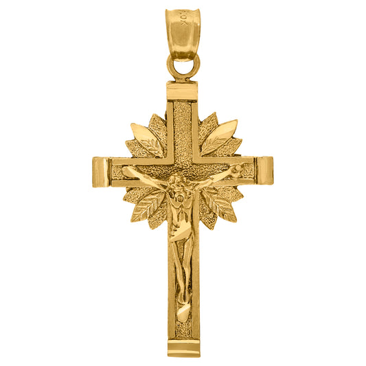 10Kt Cz Cross Charm