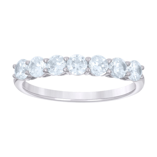 925 Sterling Silver Cz Ring 3Mm S6-S9