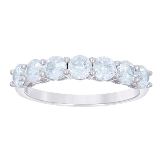 925 Sterling Silver Cz Ring 3.5Mm S6-S10