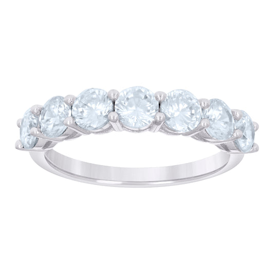 925 Sterling Silver Cz Ring 4Mm S6-S10