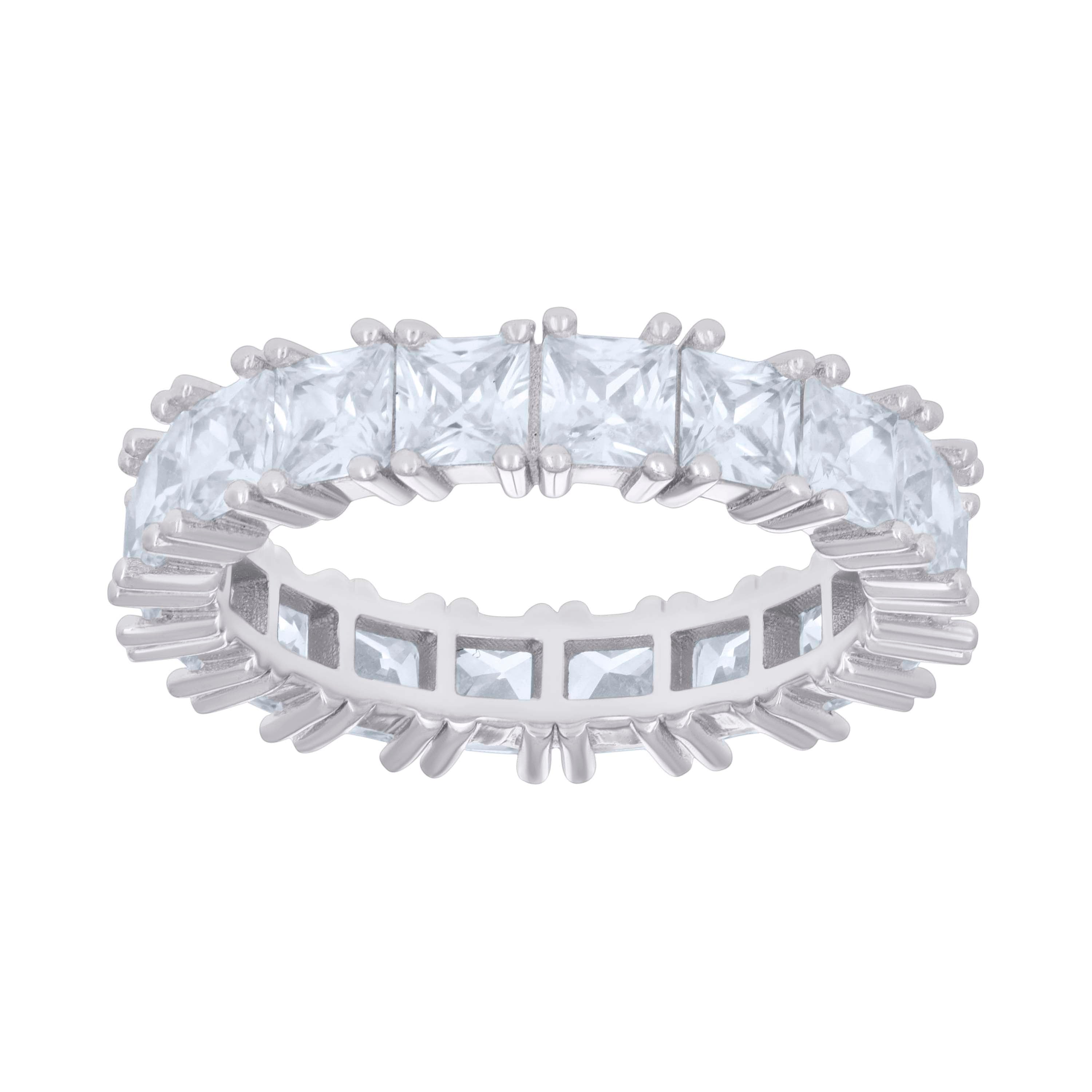 925 Sterling Silver Cz Ring S6-S10