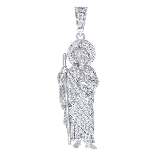 925 Silver Pendant 3.38Ct Moissanite