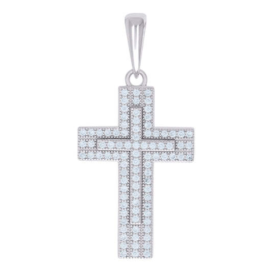 925 Silver Pendant 0.57Ct Moissanite