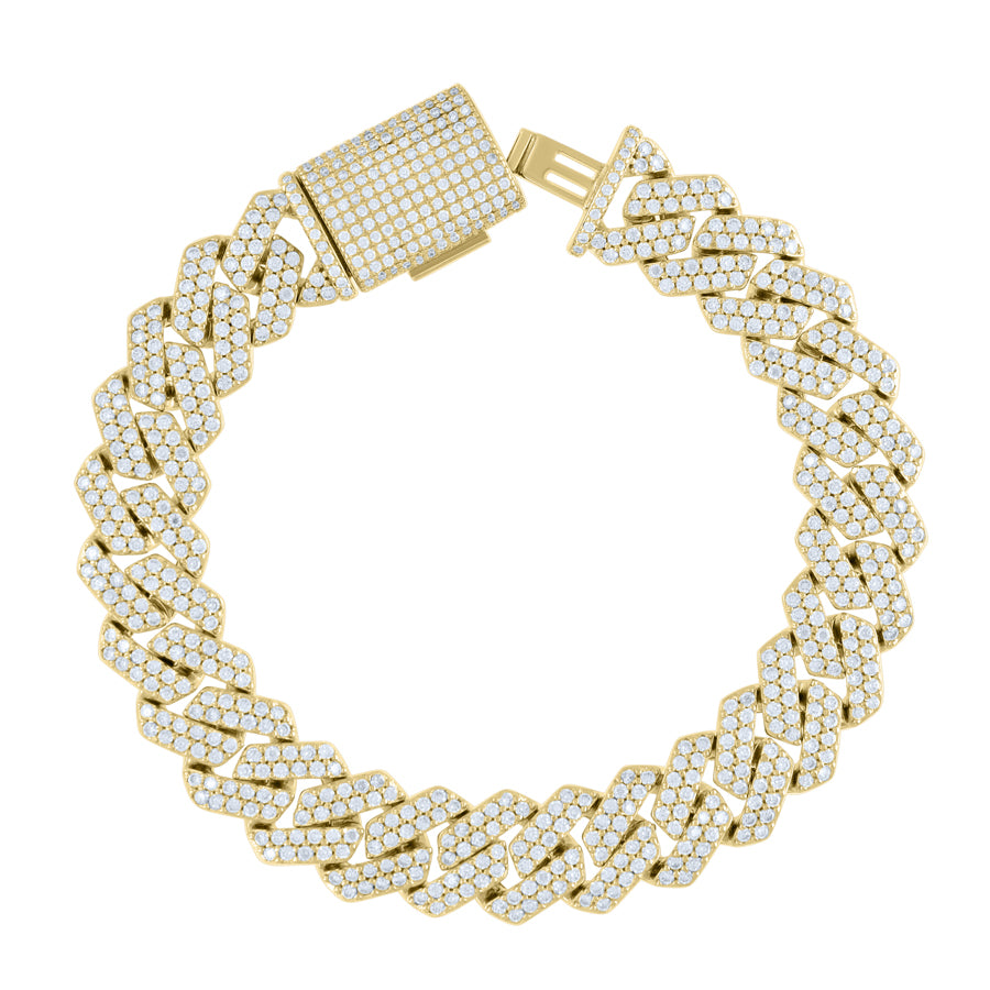 925 Sterling Silver Moissanite Chain 12mm-8"-24"