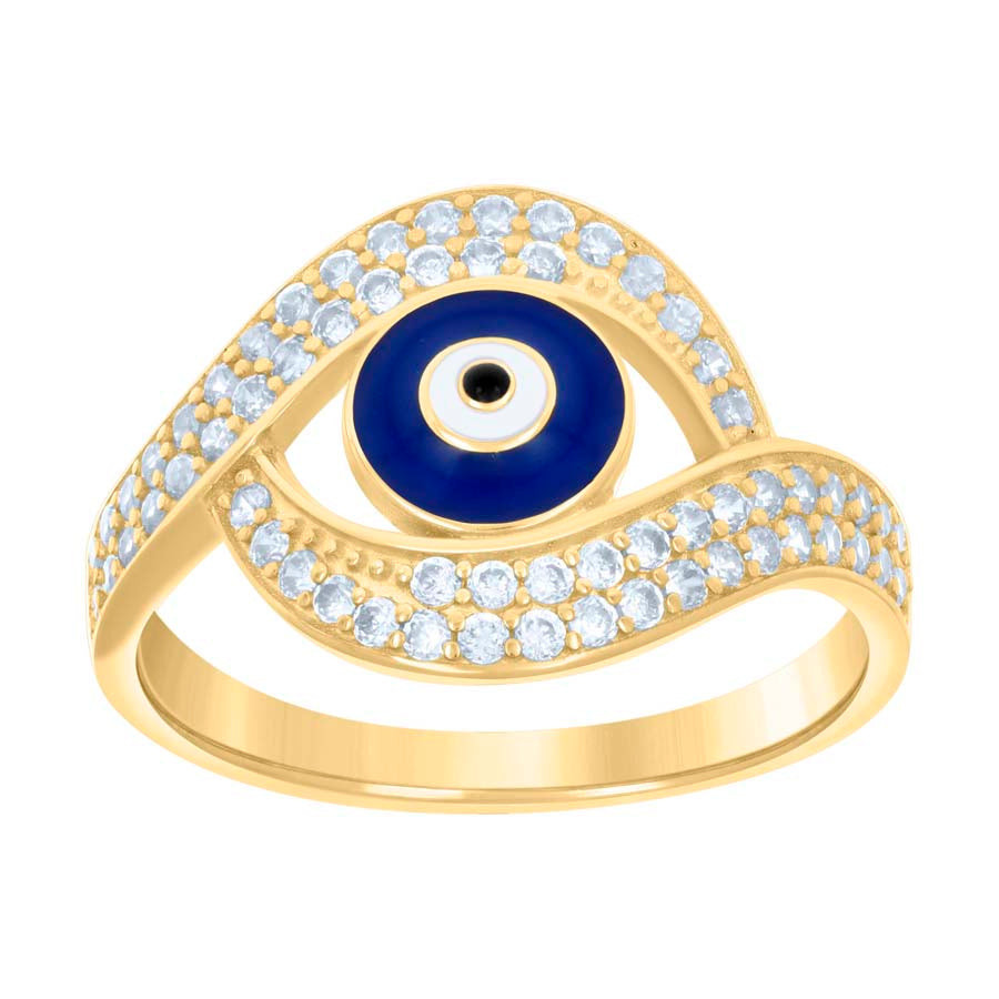 10Kt Gold Cz Ring