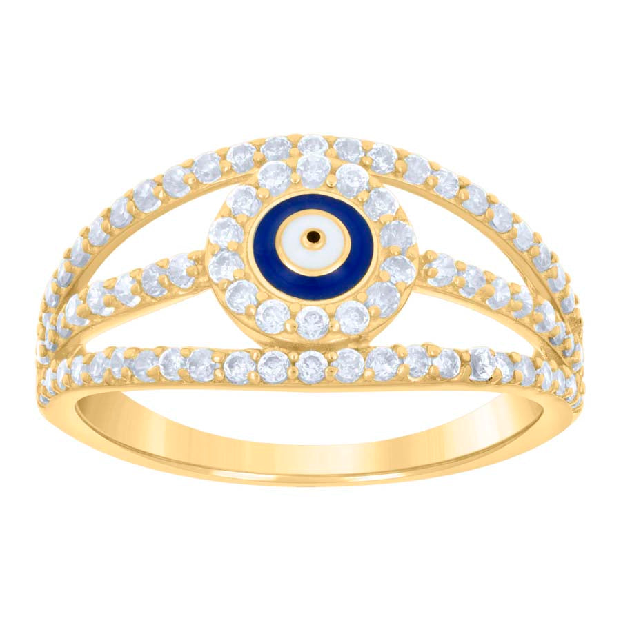 10Kt Gold Cz Ring